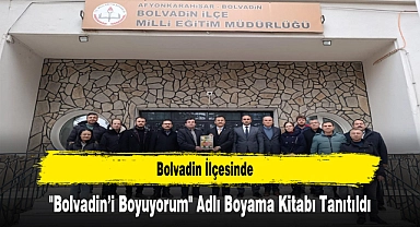 Bolvadin İlçesinde "Bolvadin’i Boyuyorum" Adlı Boyama Kitabı Tanıtıldı