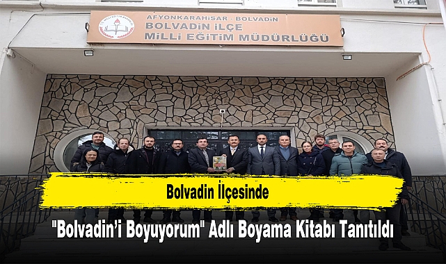 Bolvadin İlçesinde "Bolvadin’i Boyuyorum" Adlı Boyama Kitabı Tanıtıldı
