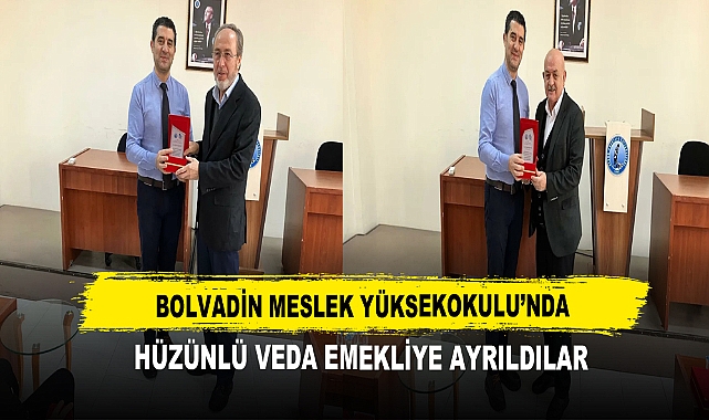 Bolvadin Meslek Yüksekokulu’nda  Hüzünlü Veda Emekliye Ayrıldılar