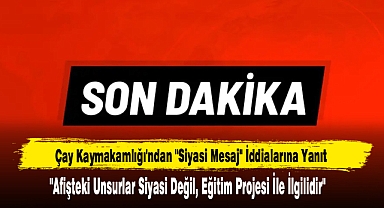 Çay Kaymakamlığı'ndan