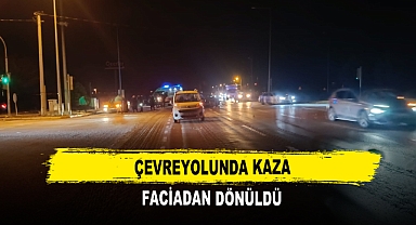 Çevreyolunda Kaza Faciadan Dönüldü