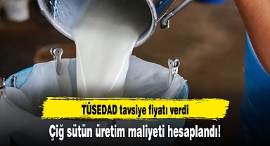 Çiğ sütün üretim maliyeti hesaplandı! TÜSEDAD tavsiye fiyatı verdi
