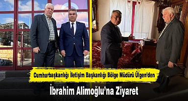 Cumhurbaşkanlığı İletişim Başkanlığı Bölge Müdürü Ülgen'den İbrahim Alimoğlu'na Ziyaret