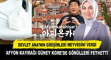 Devlet Ana’nın Girişimleri Meyvesini Verdi Afyon Kaymağı Güney Kore’de Gönülleri Fethetti