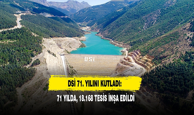 DSİ 71. Yılını Kutladı: 71 Yılda, 18.168 Tesis İnşa Edildi