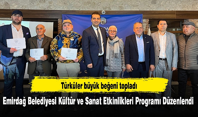 Emirdağ Belediyesi Kültür ve Sanat Etkinlikleri Programı Düzenlendi
