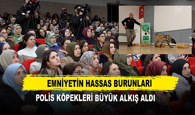 Emniyetin Hassas Burunları  Polis Köpekleri Büyük Alkış Aldı