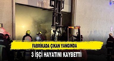 Fabrikada Çıkan Yangında 3 İşçi Hayatını Kaybetti