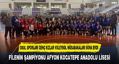 FİLENİN ŞAMPİYONU AFYON KOCATEPE ANADOLU LİSESİ