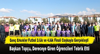 Genç Erkekler Futbol 3.lük ve 4.lük Finali Coşkuyla Gerçekleşti