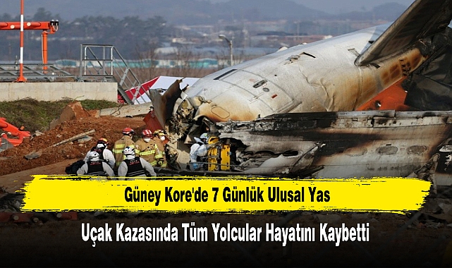 Güney Kore'de 7 Günlük Ulusal Yas Uçak Kazasında Tüm Yolcular Hayatını Kaybetti