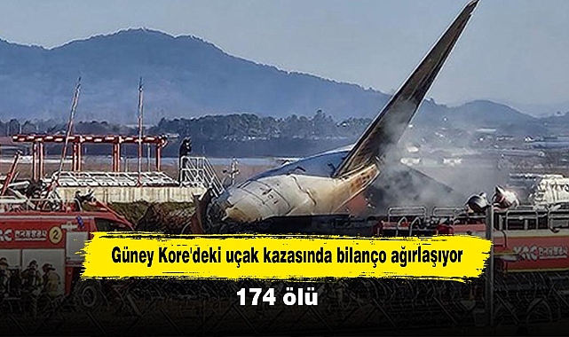 Güney Kore'deki uçak kazasında bilanço ağırlaşıyor: 174 ölü