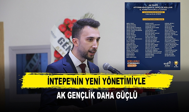 İntepe’nin Yeni Yönetimiyle AK Gençlik Daha Güçlü İşte Listesi