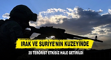 Irak Ve Suriye'nin Kuzeyinde 20 Terörist Etkisiz Hale Getirildi