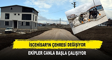 İscehisar’ın Çehresi Değişiyor Ekipler Canla Başla Çalışıyor