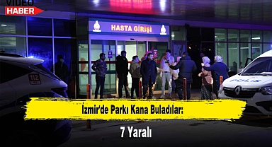İzmir'de Parkı Kana Buladılar: 7 Yaralı