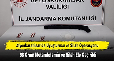 Jandarma, Uyuşturucu Ticareti Yapan İki Şüpheliyi Afyonkarahisar’da Yakaladı