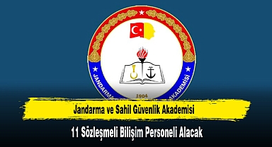 Jandarma ve Sahil Güvenlik Akademisi 11 Sözleşmeli Bilişim Personeli Alacak
