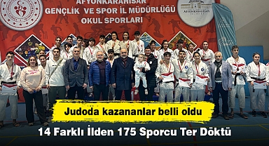 Judoda kazananlar belli oldu: 14 Farklı İlden 175 Sporcu Ter Döktü
