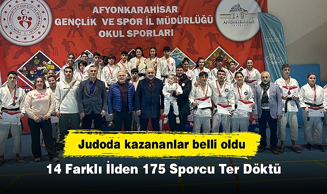 Judoda kazananlar belli oldu: 14 Farklı İlden 175 Sporcu Ter Döktü