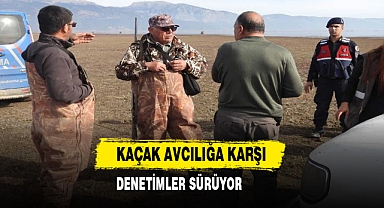 Kaçak Avcılığa Karşı Denetimler Sürüyor