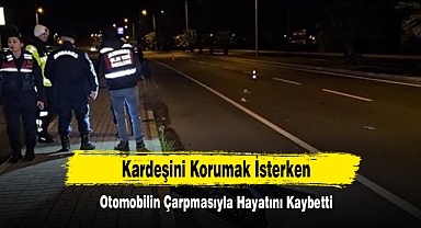 Kardeşini Korumak İsterken Otomobilin Çarpmasıyla Hayatını Kaybetti