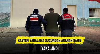 KASTEN YARALAMA SUÇUNDAN ARANAN ŞAHIS YAKALANDI