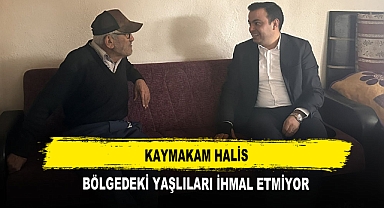 Kaymakam Halis Bölgedeki Yaşlıları İhmal Etmiyor