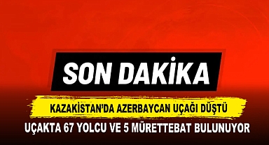Kazakistan’da Azerbaycan Uçağı Düştü Uçakta 67 Yolcu ve 5 Mürettebat Bulunuyor