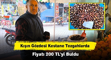 Kışın Gözdesi Kestane Tezgahlarda: Fiyatı 200 TL'yi Buldu