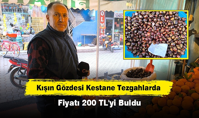 Kışın Gözdesi Kestane Tezgahlarda: Fiyatı 200 TL'yi Buldu