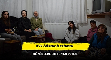 KYK Öğrencilerinden Gönüllere Dokunan Proje