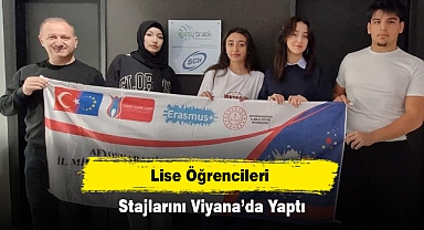 Lise öğrencileri Stajlarını Viyana’da Yaptı