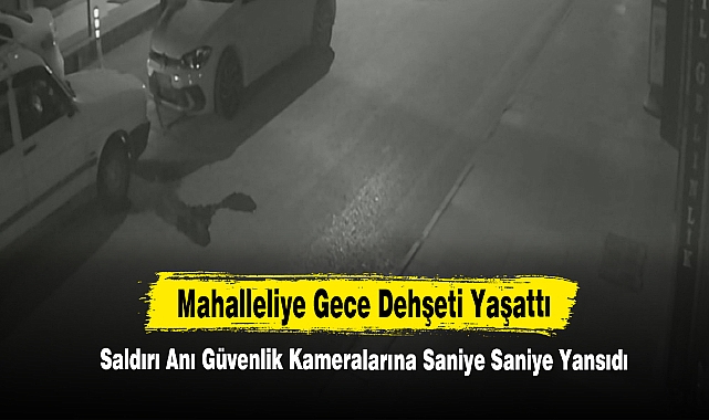 Mahalleliye Gece Dehşeti Yaşattı