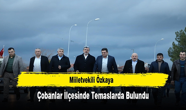 Miiletvekili Özkaya, Çobanlar İlçesinde Temaslarda Bulundu