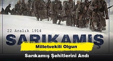 Milletvekili Olgun, Sarıkamış Şehitlerini Andı