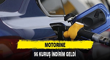 MOTORİNE 96 KURUŞ İNDİRİM GELDİ