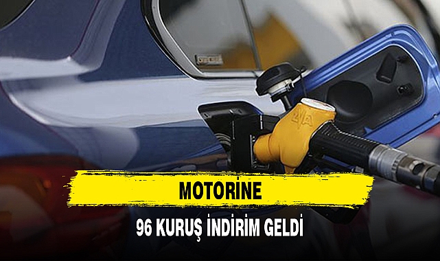 MOTORİNE 96 KURUŞ İNDİRİM GELDİ