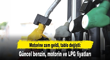 Motorine zam geldi, tablo değişti: Güncel benzin, motorin ve LPG fiyatları