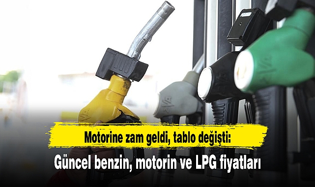Motorine zam geldi, tablo değişti: Güncel benzin, motorin ve LPG fiyatları