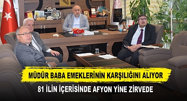 Müdür Baba Emeklerinin Karşılığını Alıyor 81 İlin İçerisinde Afyon Yine Zirvede
