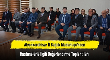 Müdür Kormaz Hastanelerle İlgili Değerlendirme Toplantısına Katıldı