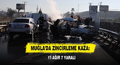 Muğla'da Zincirleme Kaza: 1'i Ağır 7 Yaralı