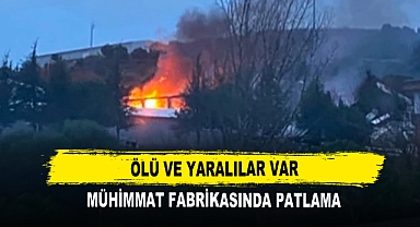 Mühimmat Fabrikasında Patlama Ölü ve Yaralılar Var
