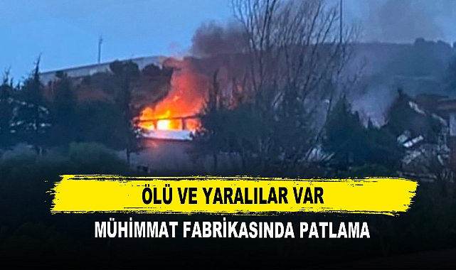 Mühimmat Fabrikasında Patlama Ölü ve Yaralılar Var