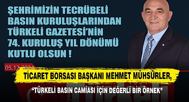 Mühsürler: “Türkeli Basın Camiası İçin Değerli Bir Örnek”