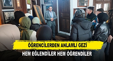 Öğrencilerden Anlamlı Gezi Hem Öğrendiler Hem Eğlendiler