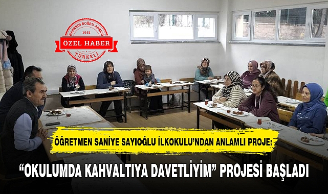 ÖĞRETMEN SANİYE SAYIOĞLU İLKOKULU'NDAN ANLAMLI PROJE: