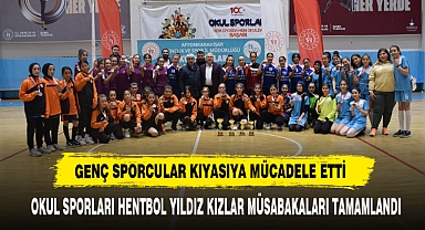 Okul Sporları Hentbol Yıldız Kızlar Müsabakaları Tamamlandı