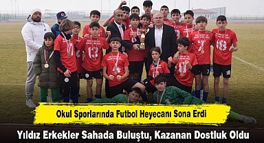Okul Sporlarında Futbol Heyecanı Sona Erdi: Yıldız Erkekler Sahada Buluştu, Kazanan Dostluk Oldu